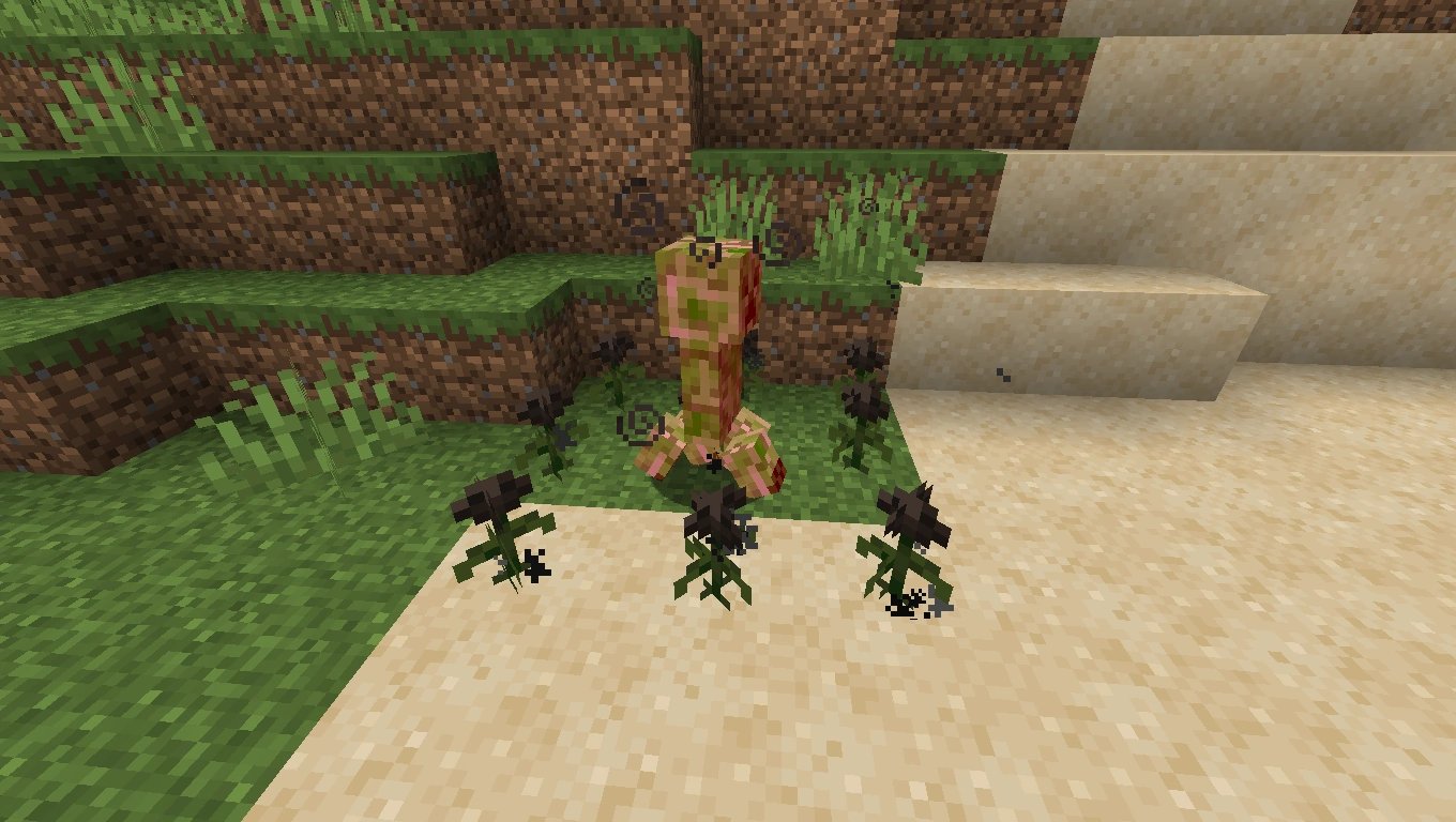 Wither Rose Creeper in Minecraft