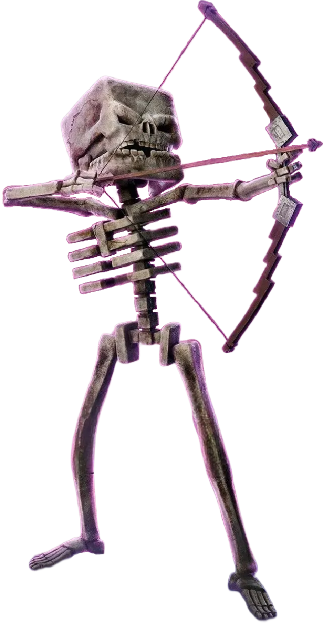 AMCM Skeleton in Minecraft