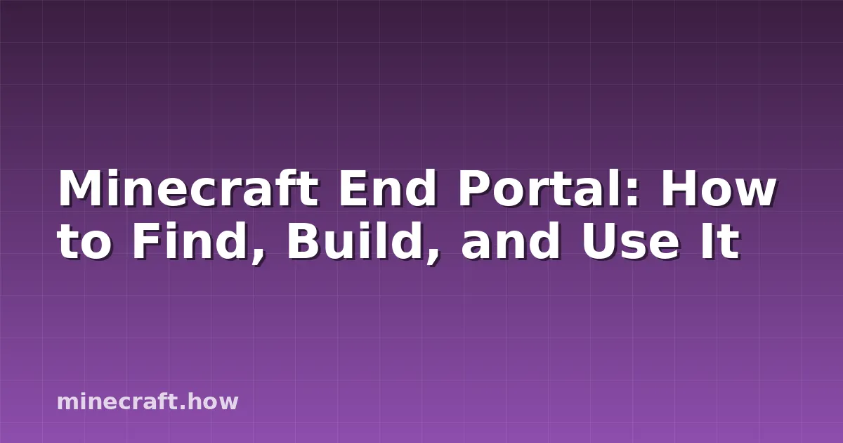 Activated End Portal frame glowing inside a stronghold room