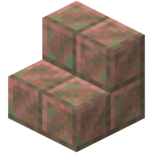 Exposed Cut Copper Stairs (N) JE1 in Minecraft