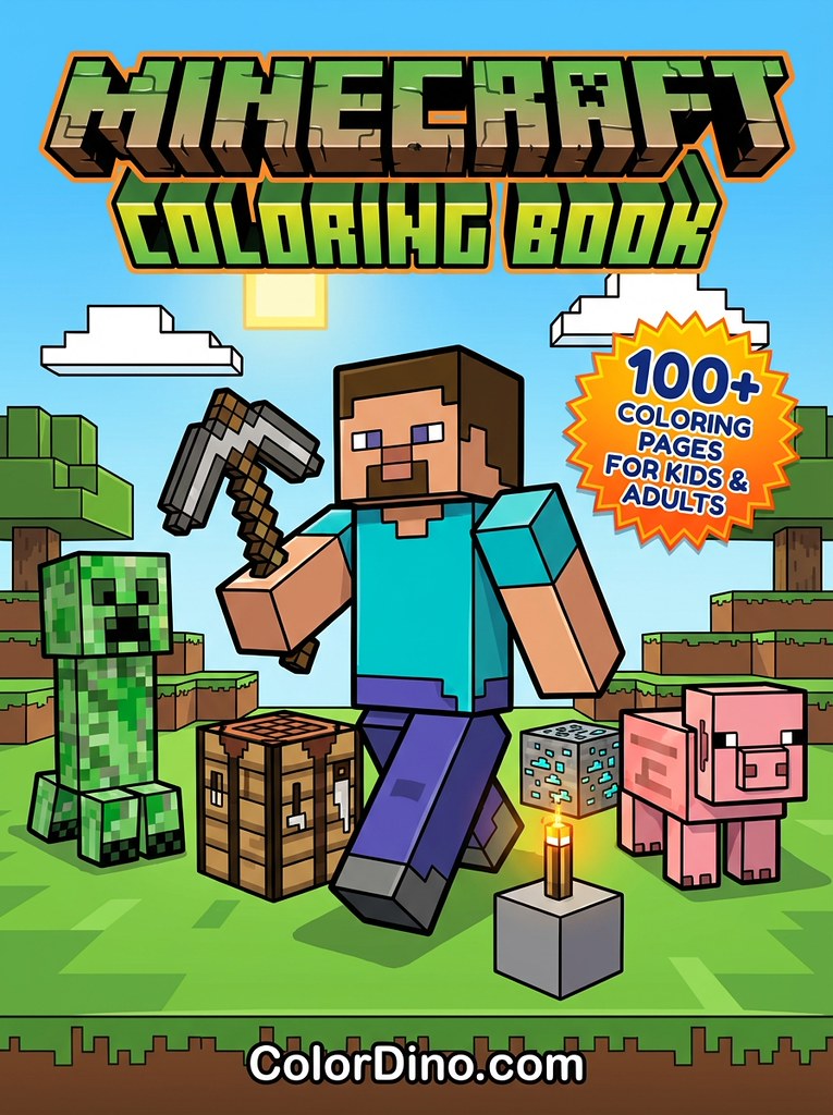 Minecraft Coloring Book