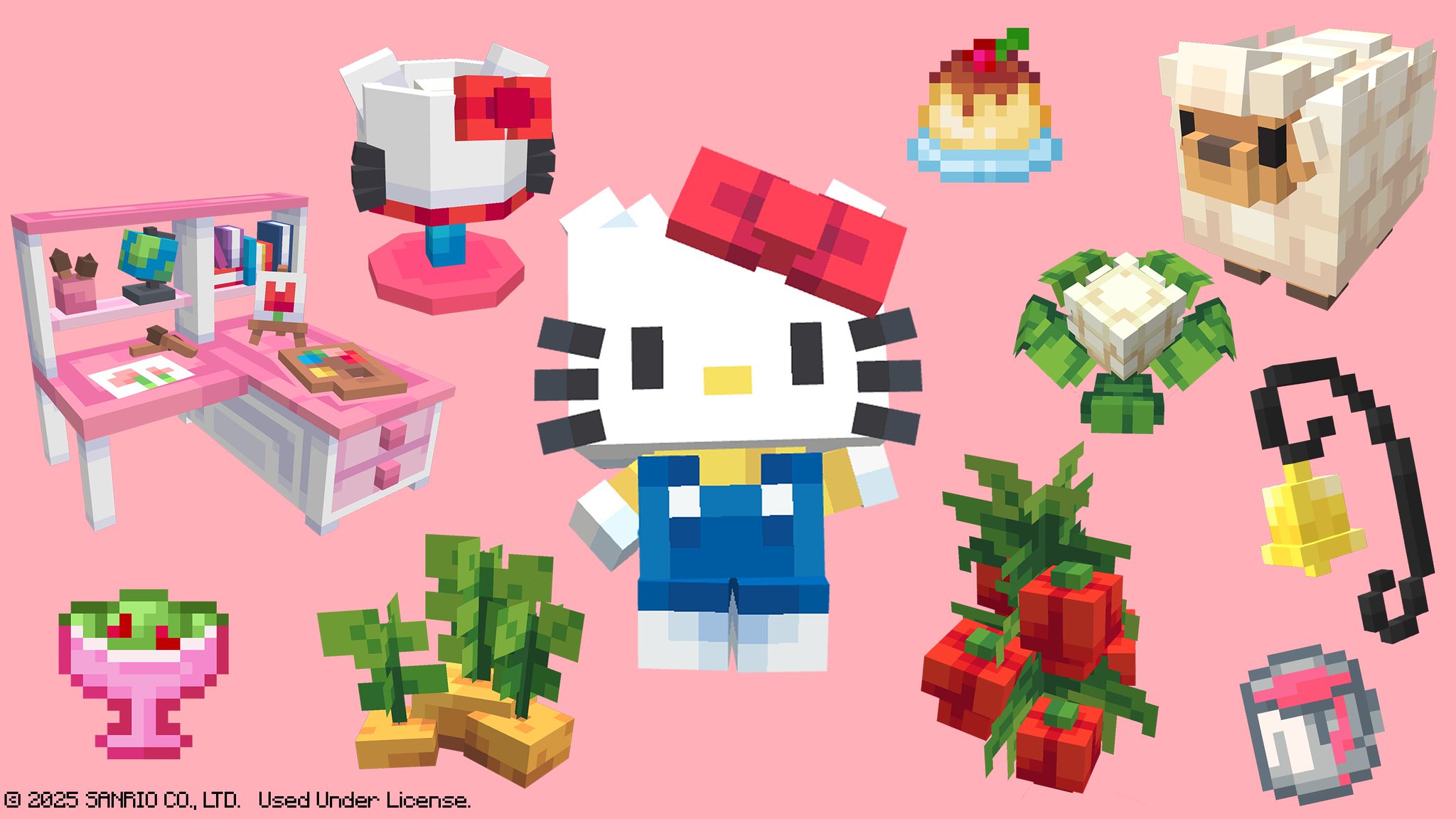 Hello Kitty in Minecraft