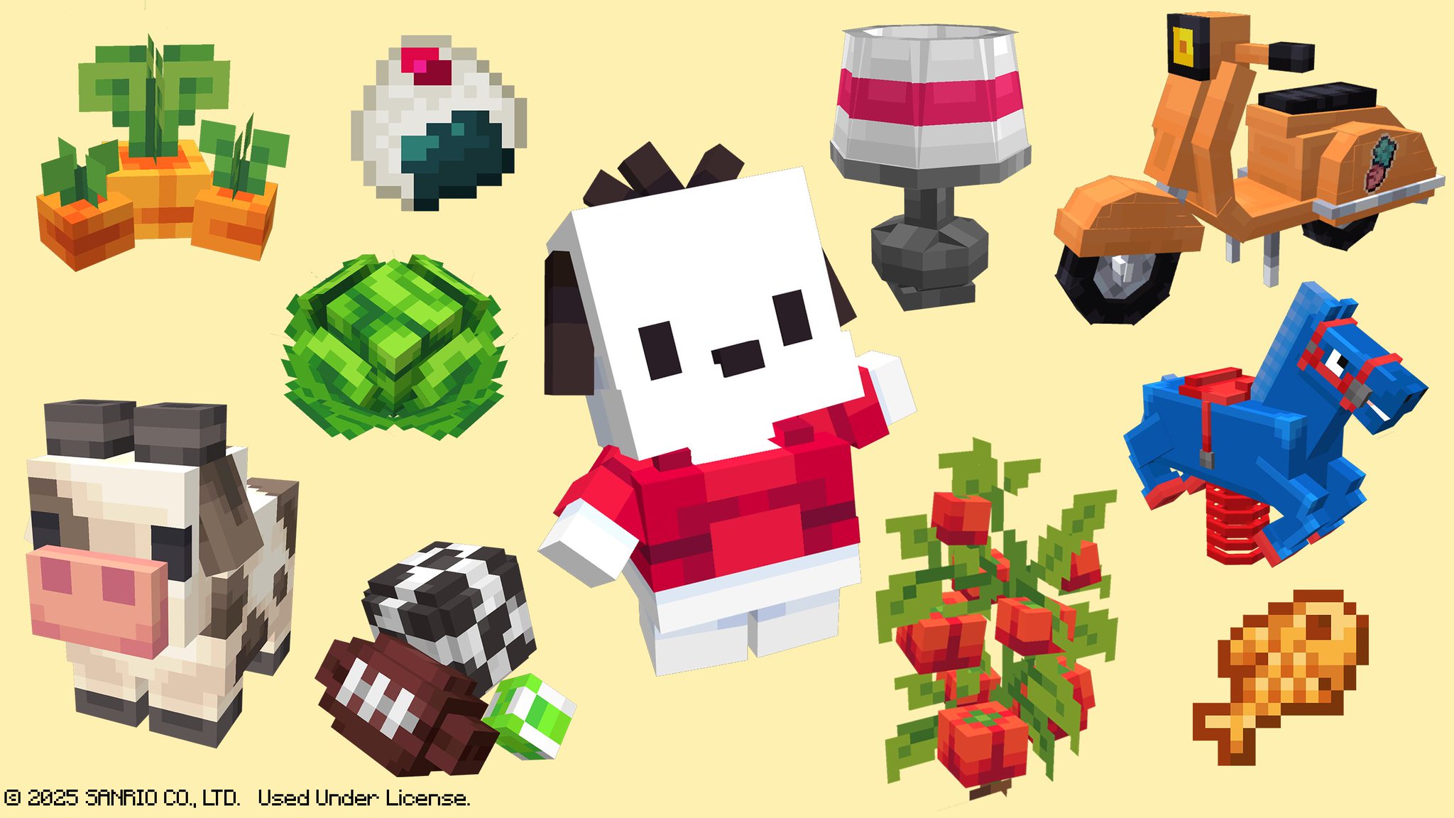 Pochacco in Minecraft