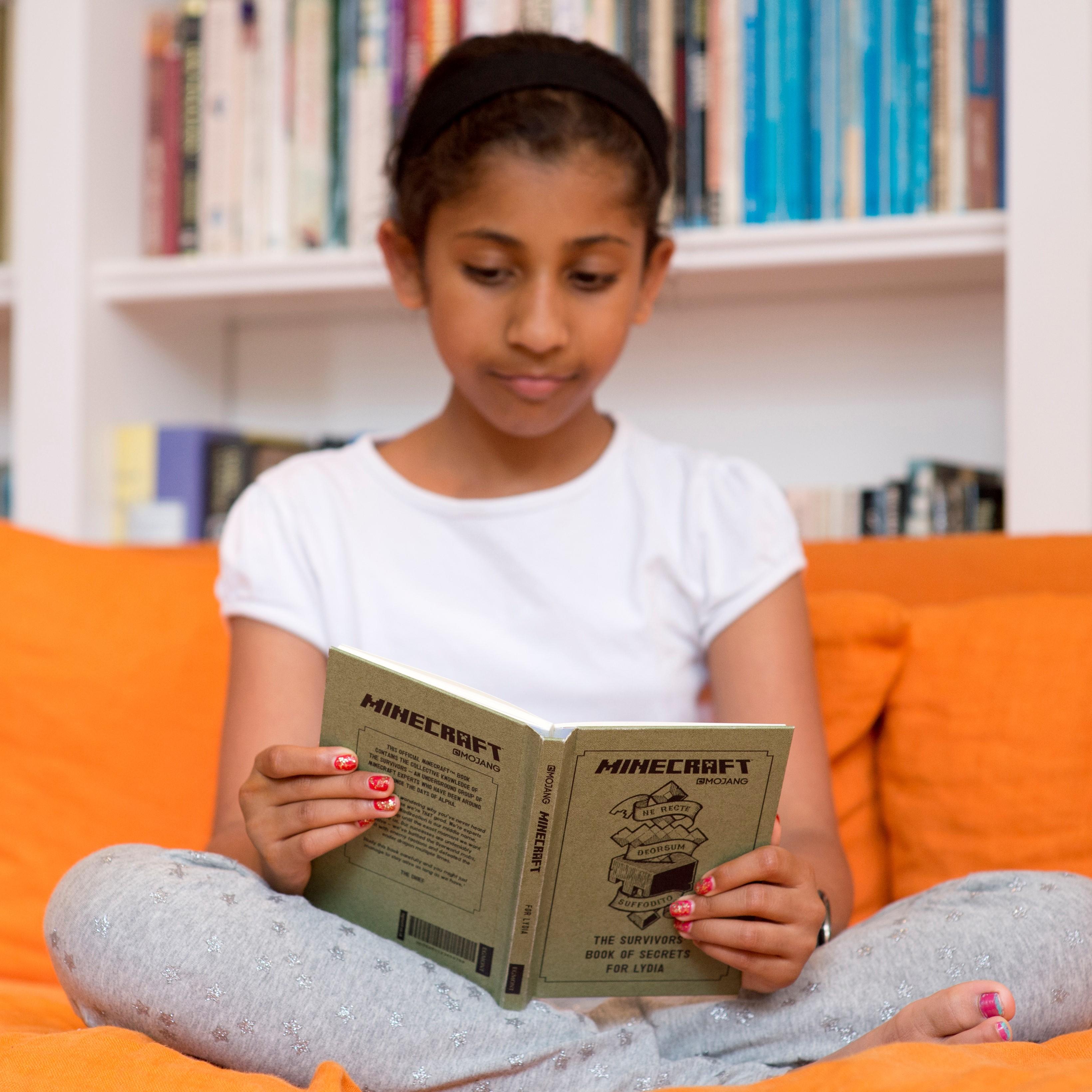 Reading Survivors' Book of Secrets in Minecraft