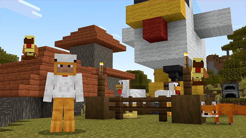 LEGO Minecraft ChickenMounts screenshot 1 in Minecraft