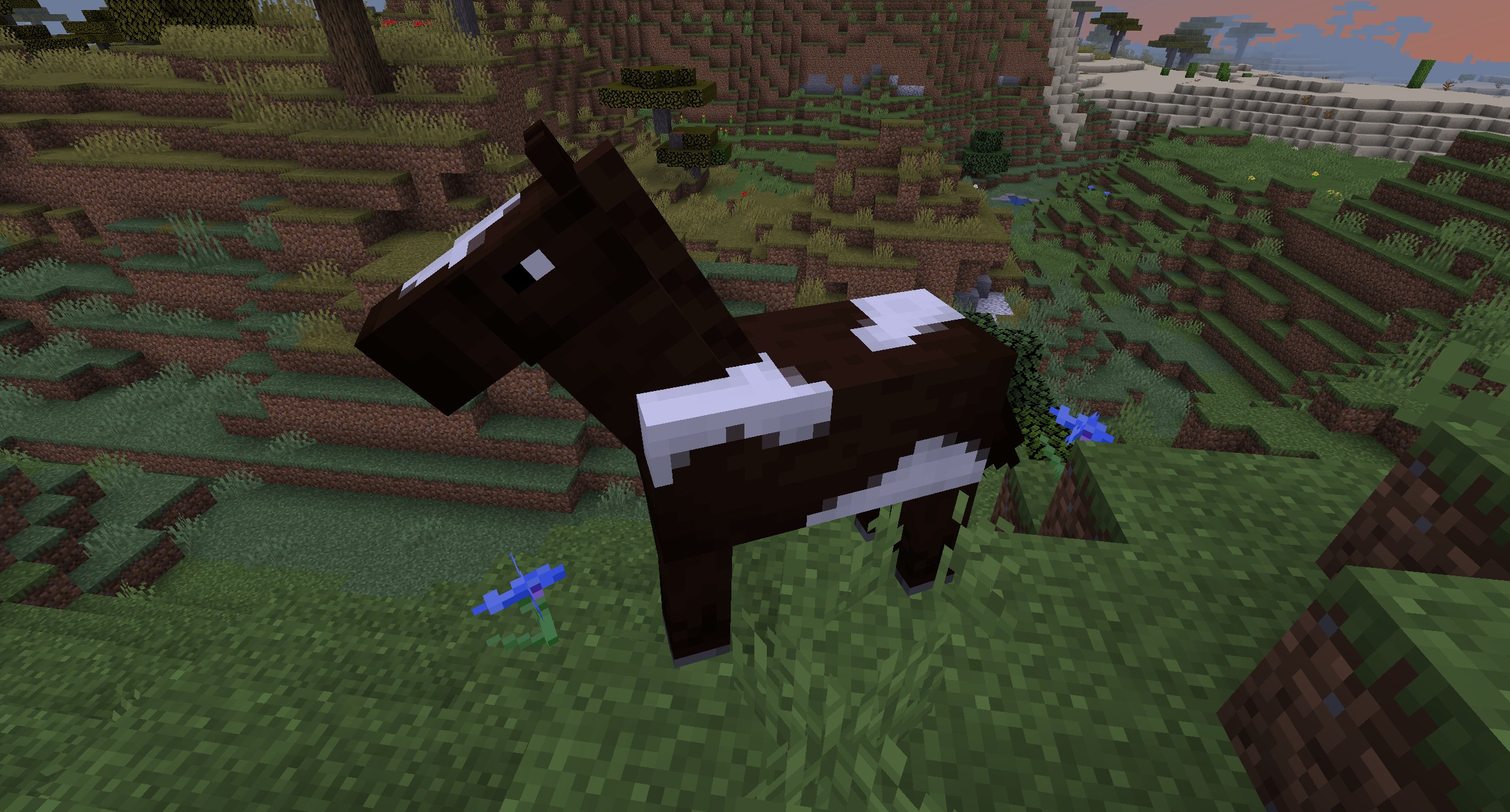 A Horse in Minecraft