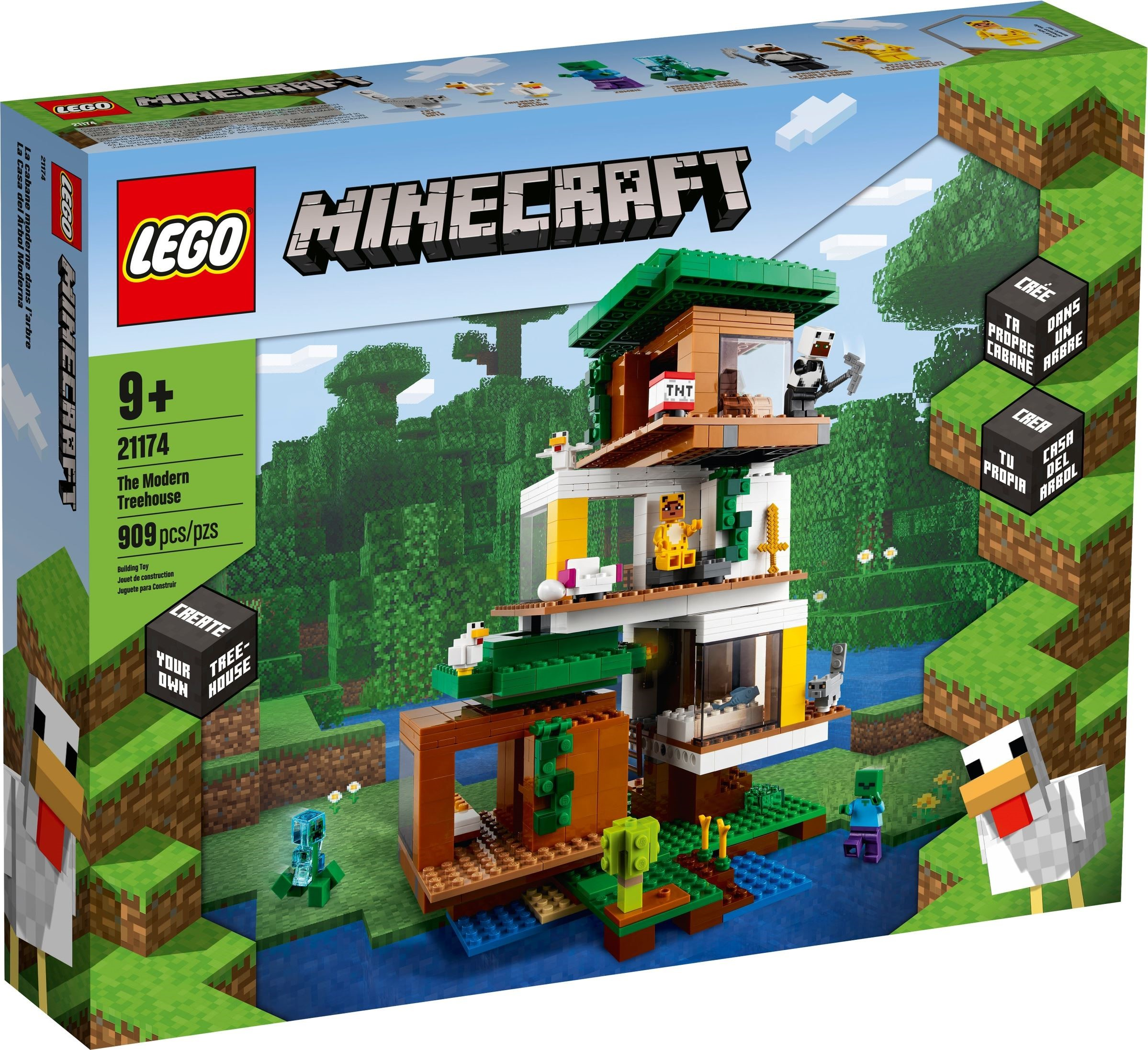 LEGO Minecraft Modern Treehouse Boxed in Minecraft
