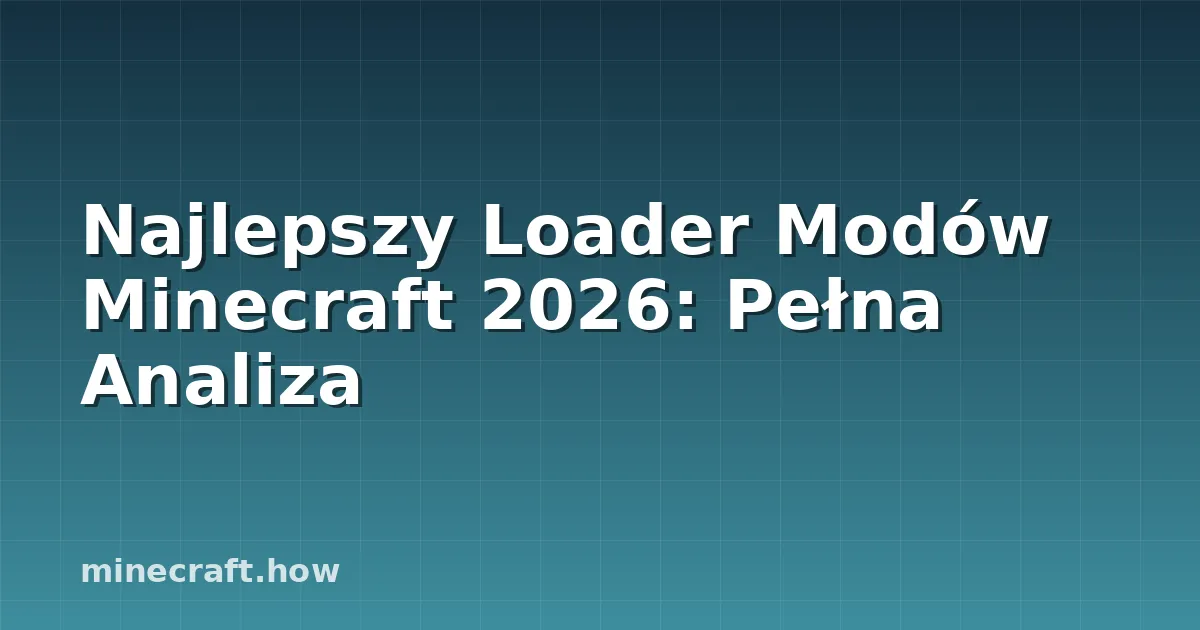 Najlepszy Loader Modów Minecraft 2026: Pełna Analiza