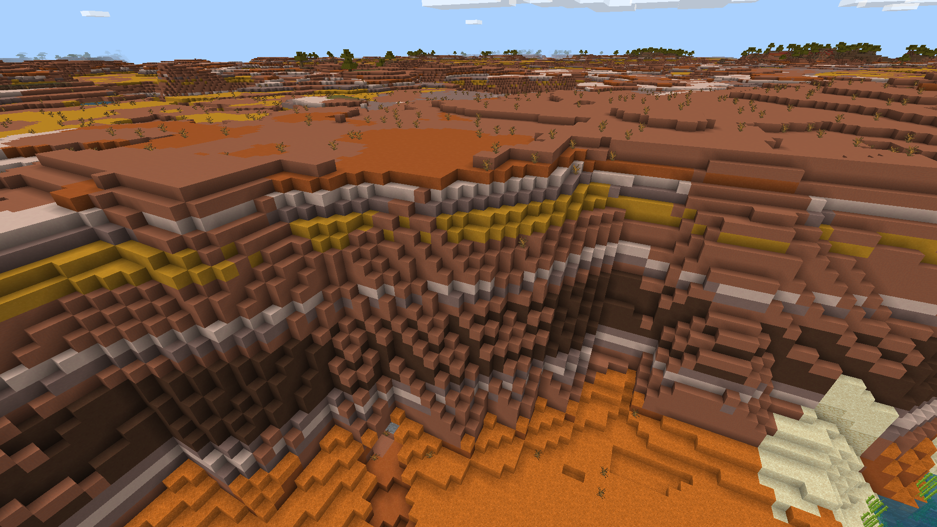 Badlands Plateau in Minecraft