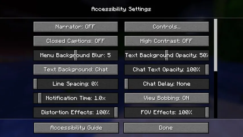2026年に追加されたMinecraftアクセシビリティ機能の解説