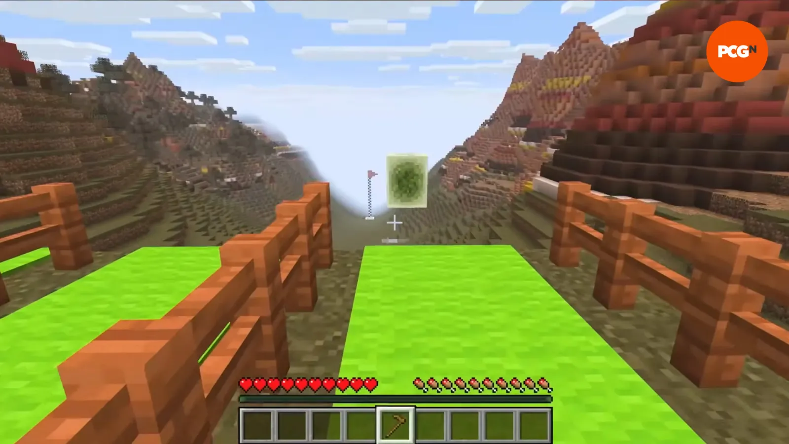 Contrapção redstone complexa com repetidores, pistões e circuitos de pó no Minecraft