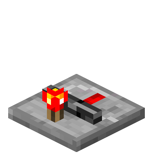 Powered Locked Redstone Repeater (S) JE1 in Minecraft