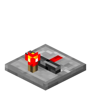 Powered Locked Redstone Repeater (S) JE1 in Minecraft