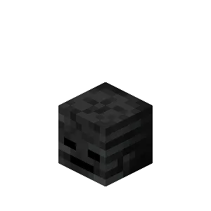Wither Skeleton Skull (S) in Minecraft