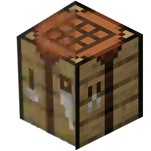 Recreation Template Crafting Table in Minecraft