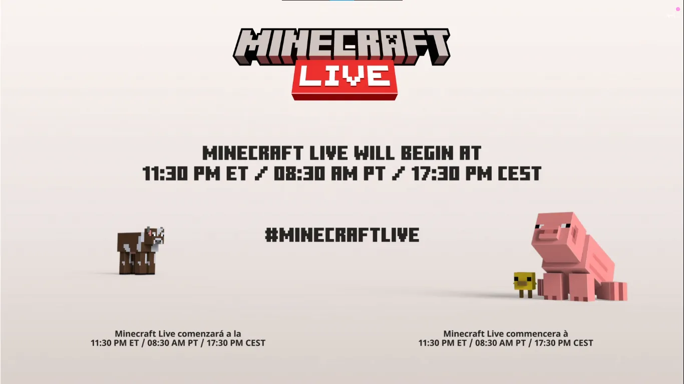 LiveTwitchCon 4 no Minecraft