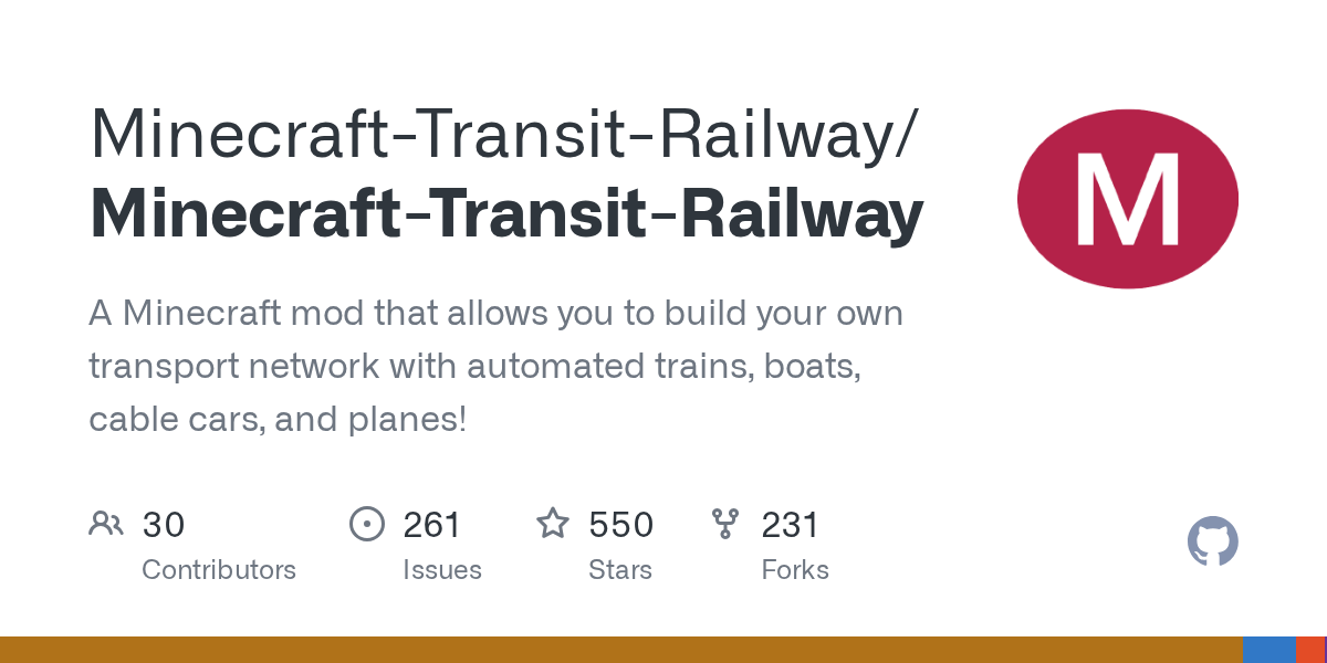 Minecraft-Transit-Railway: Design Your Own Transport System