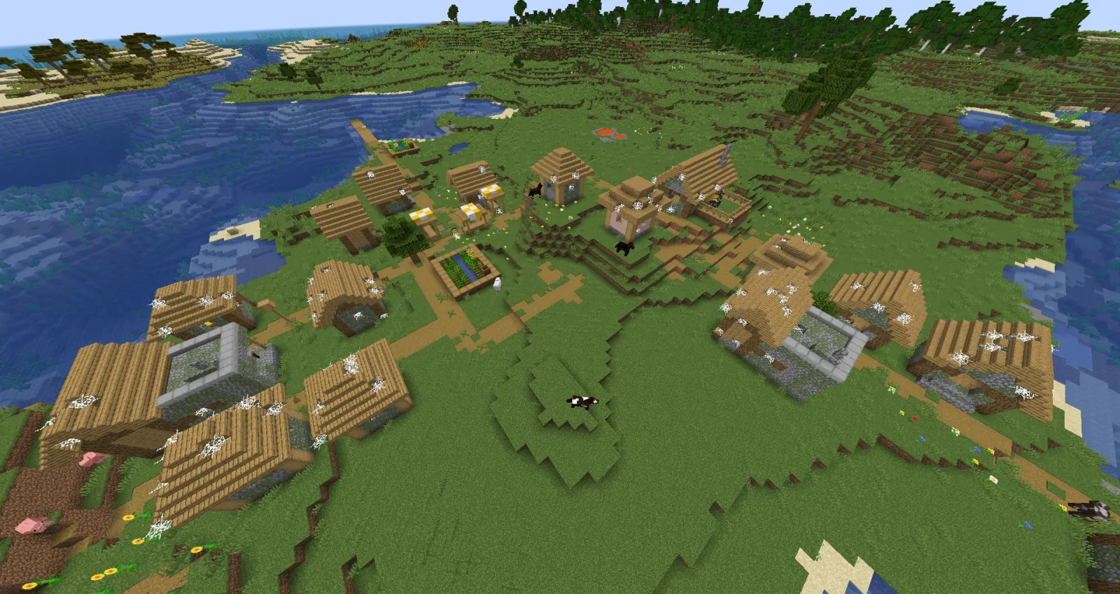 Aldea Abandonada en Minecraft