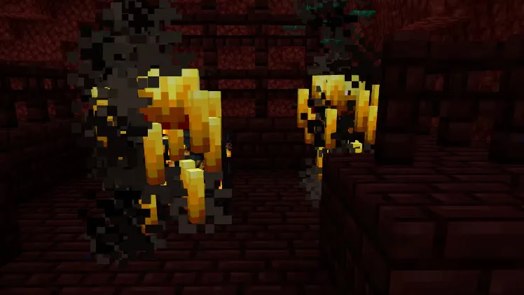Blaze ingame in Minecraft
