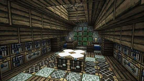 Minecraft PvP players fighting in leaderboard ranking system with stat displays