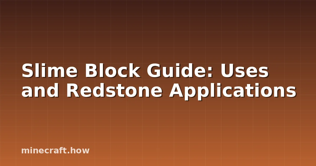 Guia de Blocos de Limão: Usos e Aplicações de Redstone