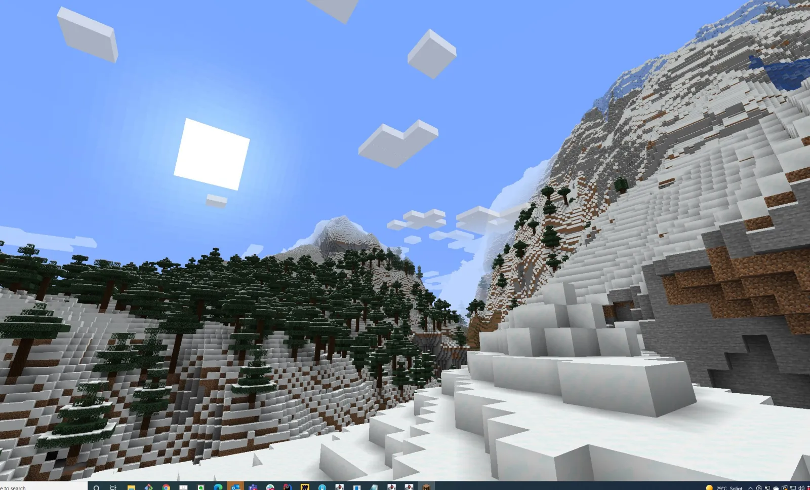 Big Grove Mountains в Minecraft