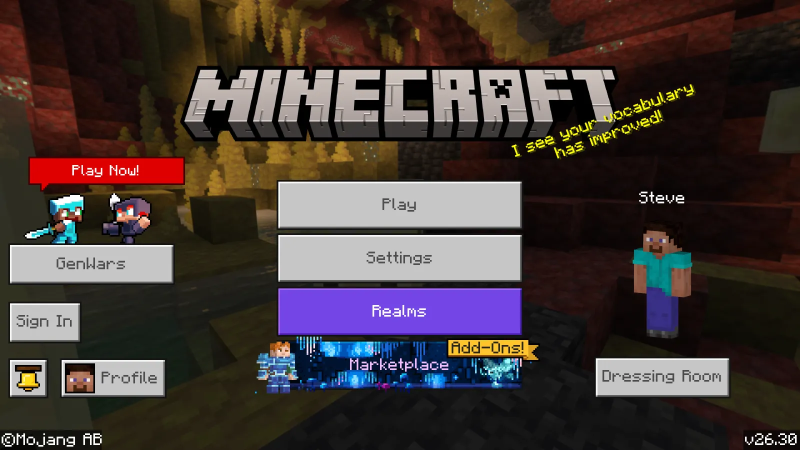 Sulfur Caves biome with glowing crystals and new Sulfur Cube mob