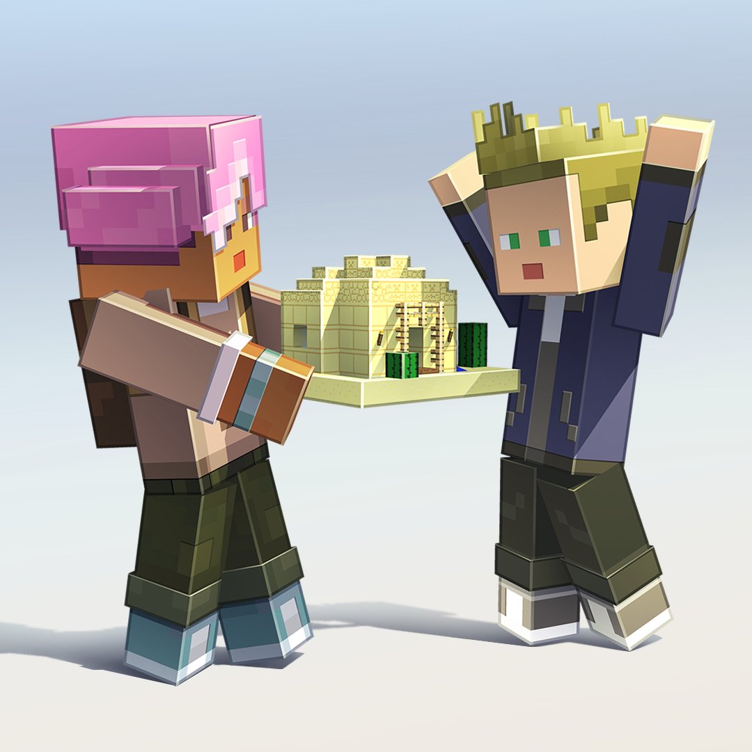 Earth newfeatures buildplatesharing in Minecraft