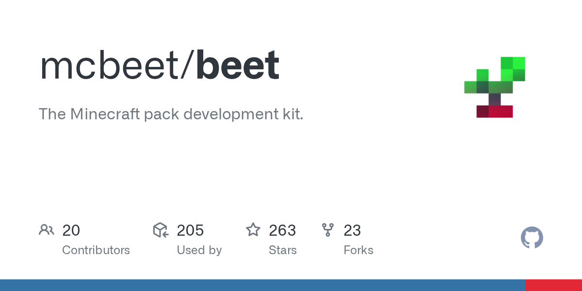 Beet: Making Minecraft Pack Development Actually Manageable