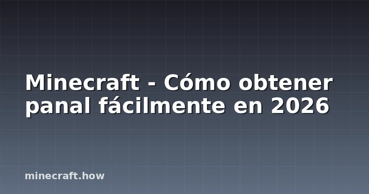 Minecraft - Cómo obtener panal fácilmente en 2026