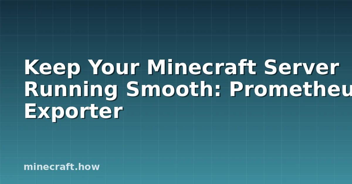 Minecraft server monitoring dashboard showing real-time metrics and health status
