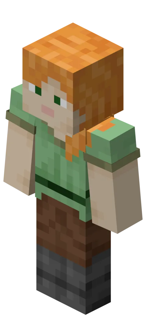 Alex (classic) in Minecraft