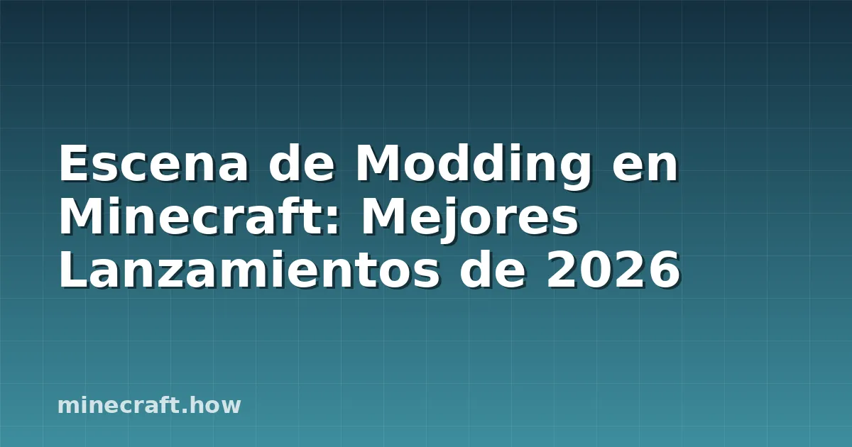 Escena de Modding en Minecraft: Mejores Lanzamientos de 2026