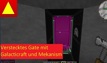 Verstecktes Gate für Base Kombi Galacticraft und Mekanism Minecraft Tutorial