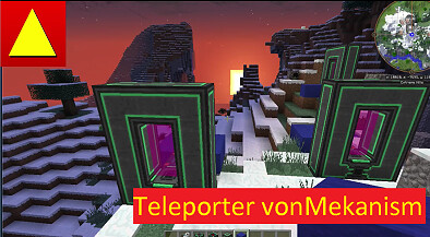 Teleporter von Mekanism Minecraft Tutorial Block Light