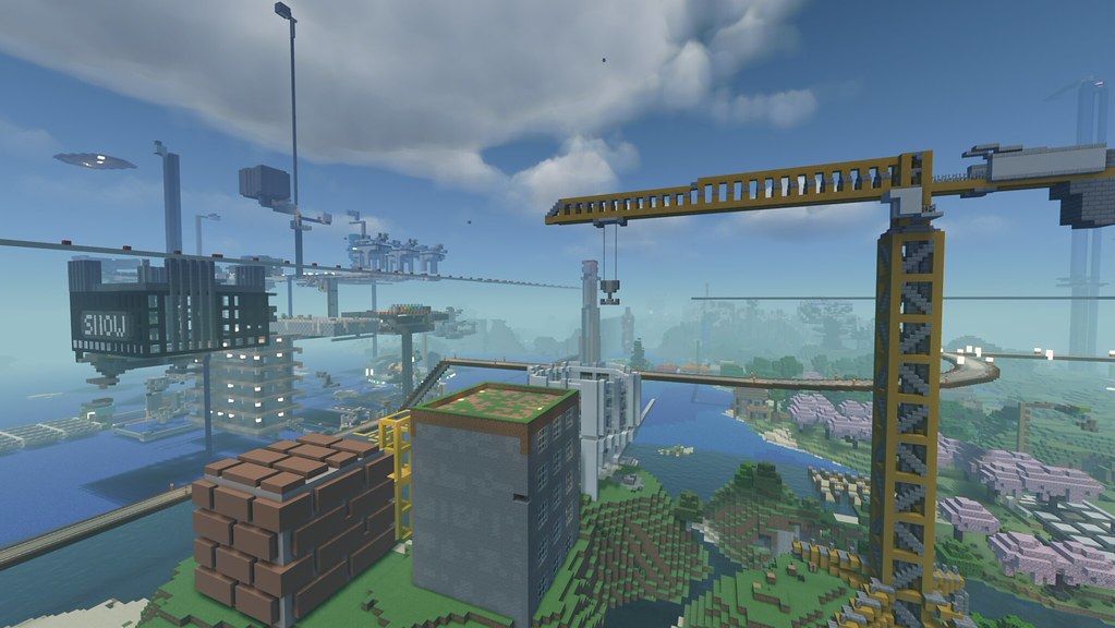 Our Forever Minecraft server's Industrial District