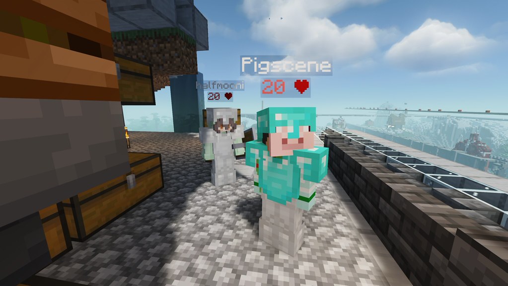 Our Forever Minecraft server's Industrial District