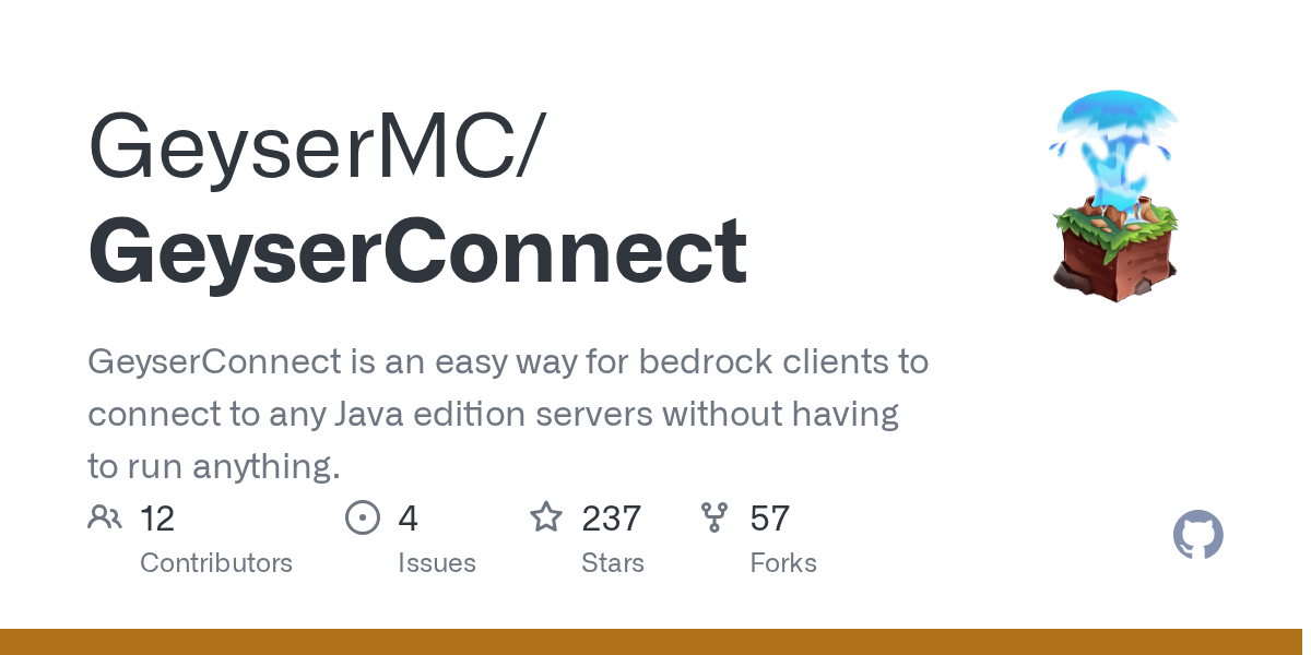 Connecting Bedrock Players to Java Servers with GeyserConnect