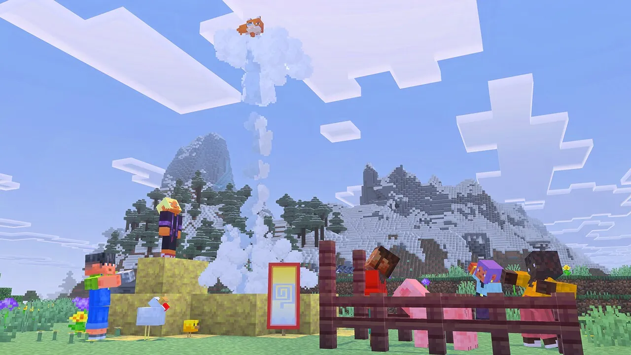 Line up in Minecraft