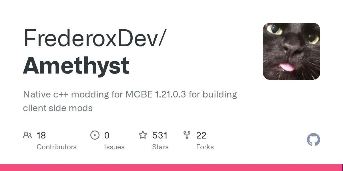 Amethyst: Modding Nativo em C++ para Minecraft Bedrock