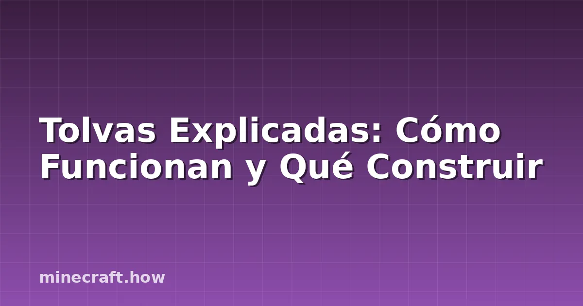 Tolvas Explicadas: Cómo Funcionan y Qué Construir