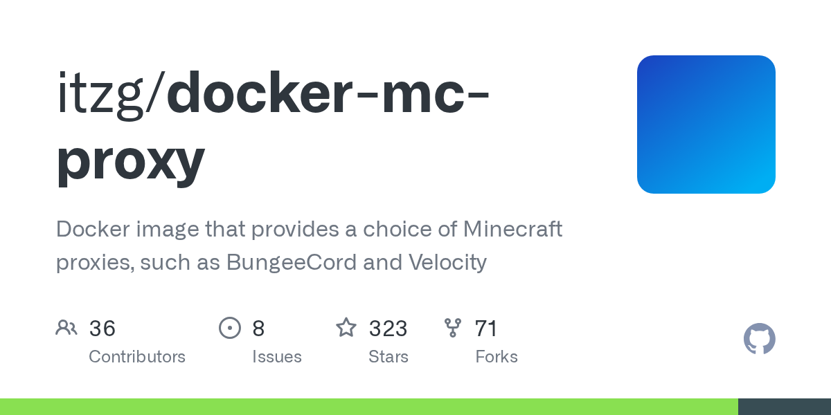 Docker-MC-Proxy: Running a Minecraft Server Network