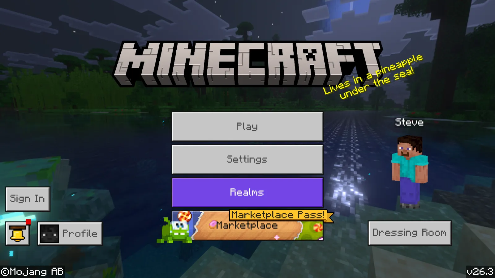 Bedrock 26.3 in Minecraft