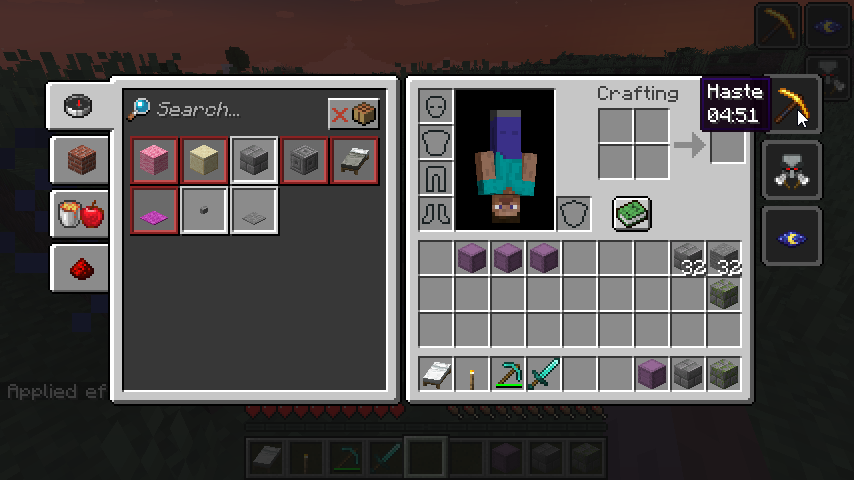 Effects Compact in Minecraft