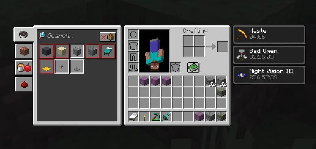 Effects Classic in Minecraft