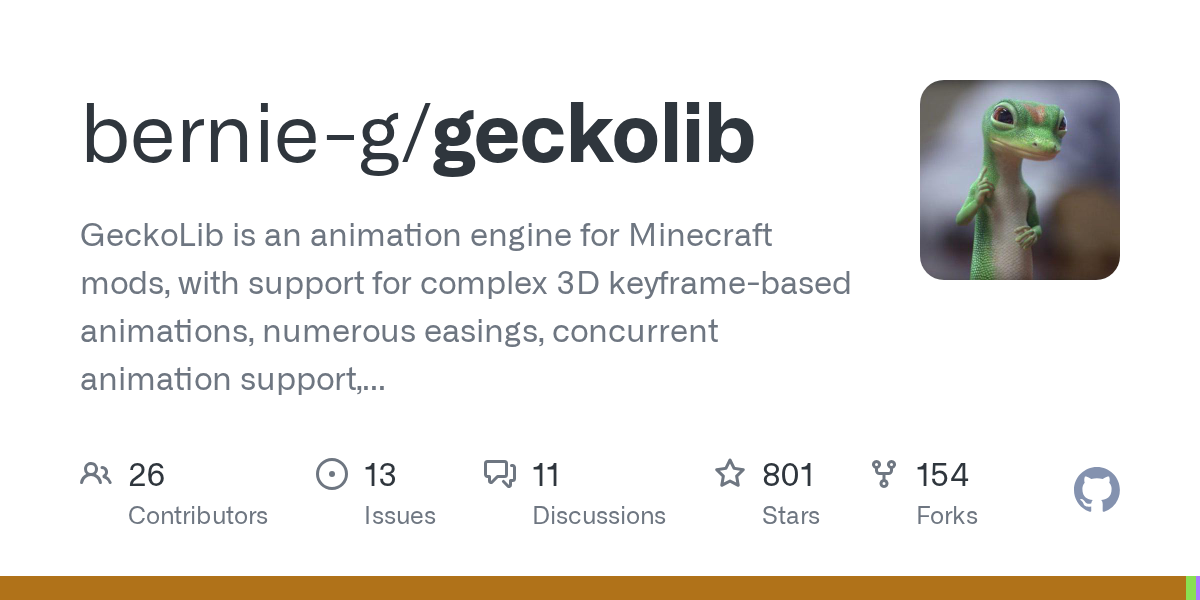 GeckoLib: Building Better Minecraft Mod Animations