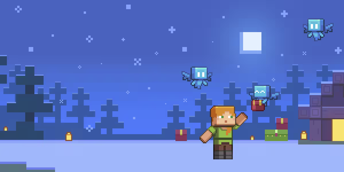 Alex with Allay Block Friday in Minecraft