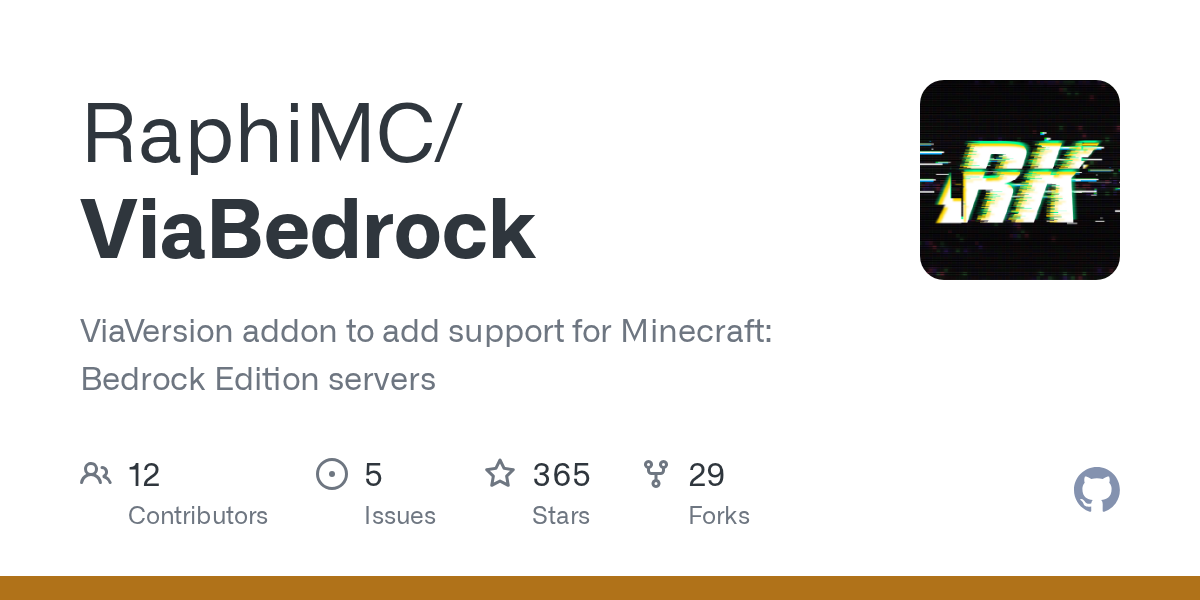 ViaBedrock: Bridge Java and Bedrock Minecraft Editions