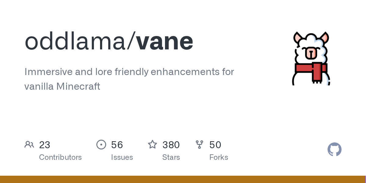 GitHub project card for oddlama/vane