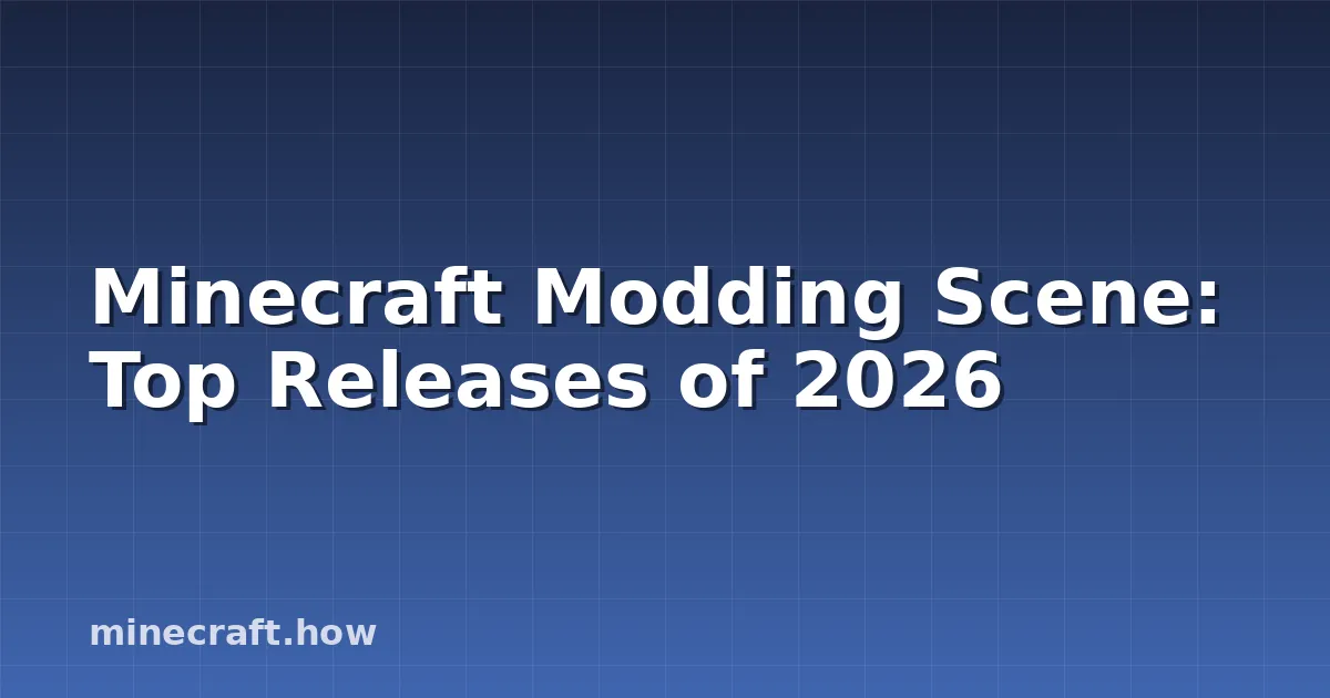Minecraft Modding Scene: Top Releases of 2026